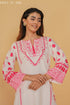 Shivani in Printkari Poly Muslin Co-ord set in Off White PINK