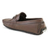 Men's Textured Driving Loafers with Bit Detail