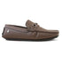 Men's Textured Driving Loafers with Bit Detail
