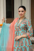 Women Green Paisley Printed A-line Kurta Set