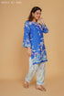 Fiza in Printkari Poly Muslin Co-ord set in Royal BLUE