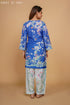 Printkari Poly Muslin Co-ord set in Royal BLUE