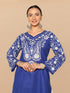 Falak Kashmiri Long Kurta - Blue