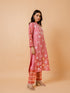 Urjaa in Fizaa Pink Chikankari Chanderi Silk Kurta