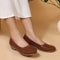Women's Slip-On Moccasin Loafer with Perforated Detail