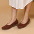 Women's Slip-On Moccasin Loafer with Perforated Detail