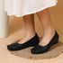 Women's Slip-On Moccasin Loafer with Perforated Detail