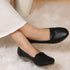 Women's Perforated Slip-On Wedge Loafers