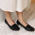 Women's Perforated Slip-On Wedge Loafers