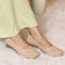 Women's Slip-On Moccasin Loafer with Perforated Detail