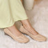 Women's Slip-On Moccasin Loafer with Perforated Detail