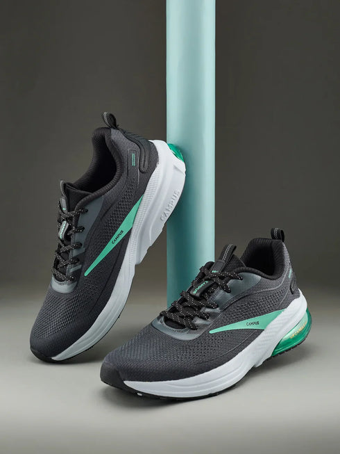 ACETATE Grey Men's Running Shoes