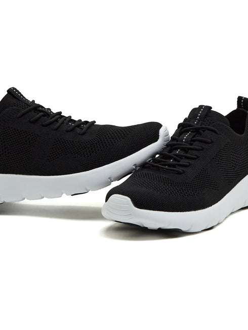 ADEL Black Men's Walking Shoes