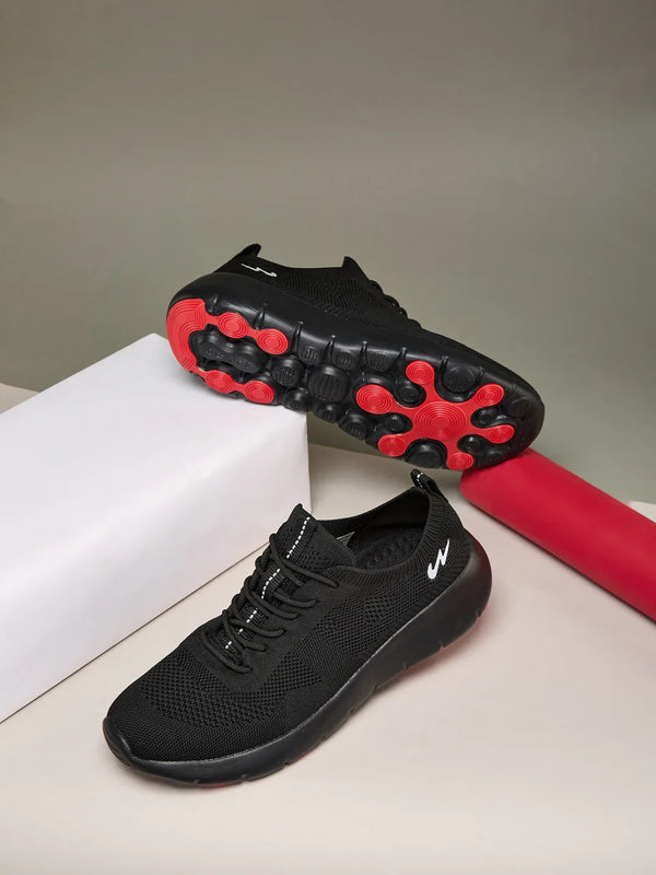 ADEL Black Men's Walking Shoes