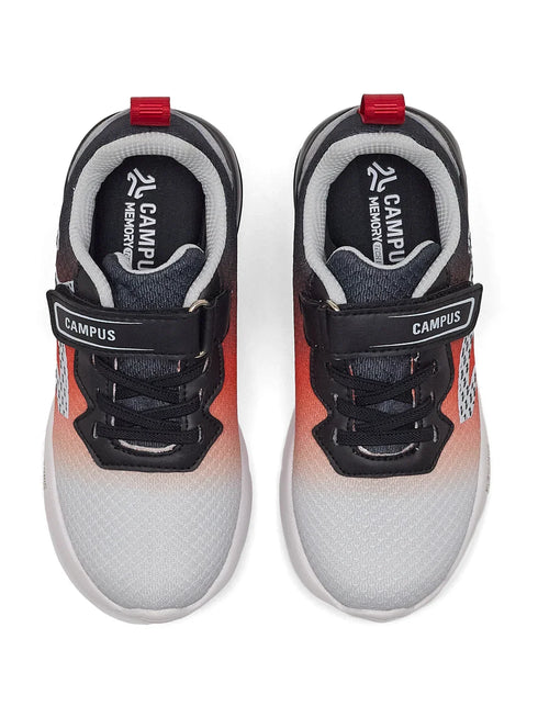 AERIX K Black Kids Running Shoes