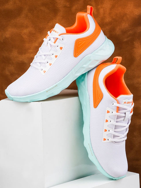 AGR-006 White Men's Sports Shoes