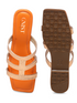 GNIST Orange Strappy Flats