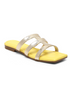 GNIST Yellow Strappy Flats
