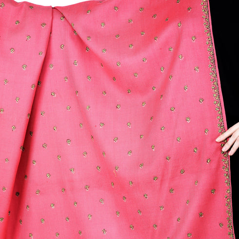 Women's Hand Embroidered Wool Shawl