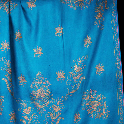 Women's Hand Embroidered Wool Shawl