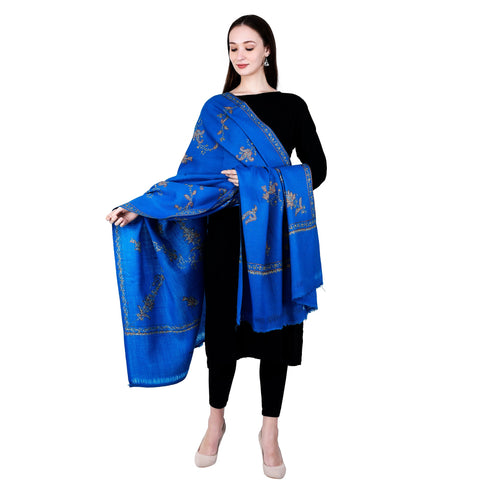 Women's Hand Embroidered Wool Shawl