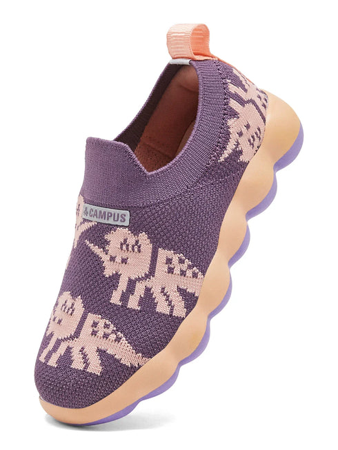 ALEV Purple Kids Walking Shoes