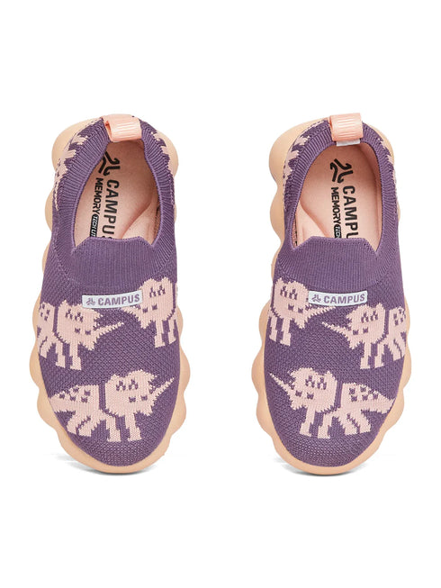 ALEV Purple Kids Walking Shoes
