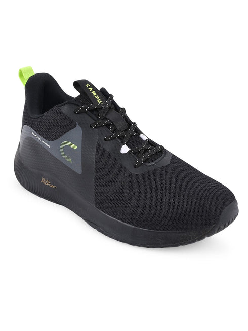 ALGERIA Black Men's Running Shoes