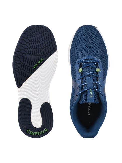 ALGERIA Blue Men's Running Shoes
