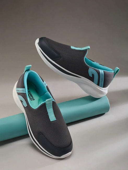 AMBLE Grey Women's Walking Shoes