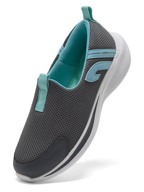 AMBLE Grey Women's Walking Shoes