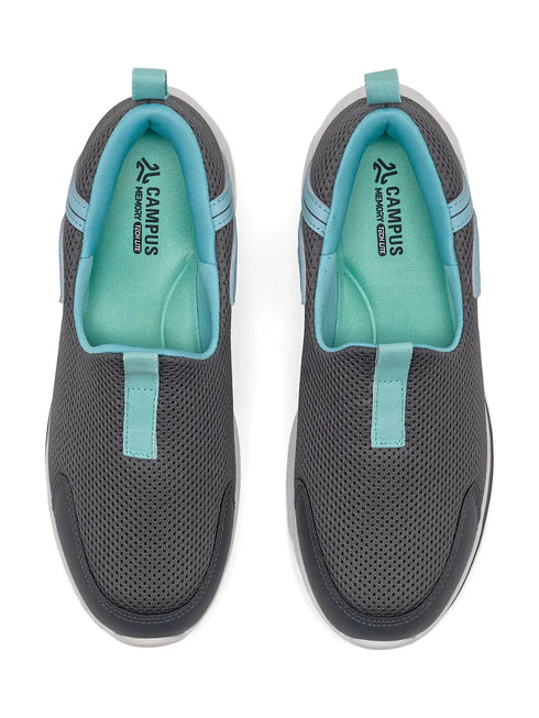 AMBLE Grey Women's Walking Shoes