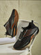 AMPOR Black Men's Running Shoes
