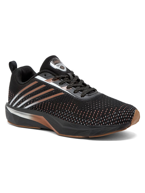 AMPOR Black Men's Running Shoes