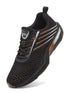 AMPOR Black Men's Running Shoes