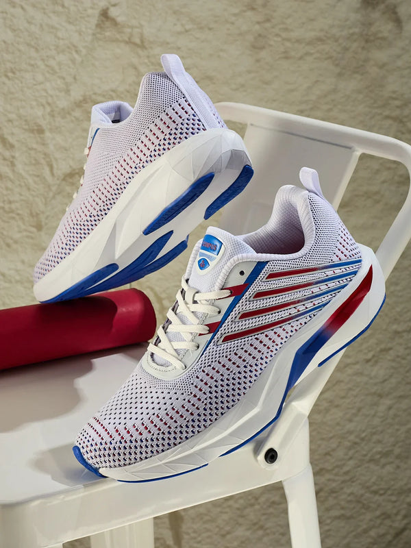 AMPOR White Men's Running Shoes