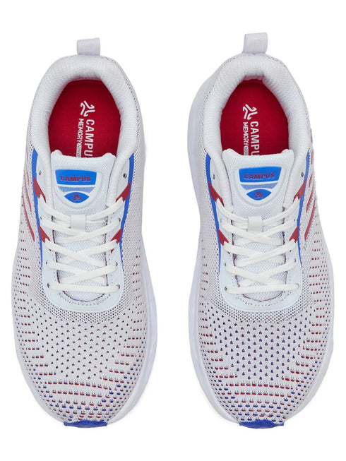 AMPOR White Men's Running Shoes