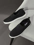 AXTO Black Men's Walking Shoes