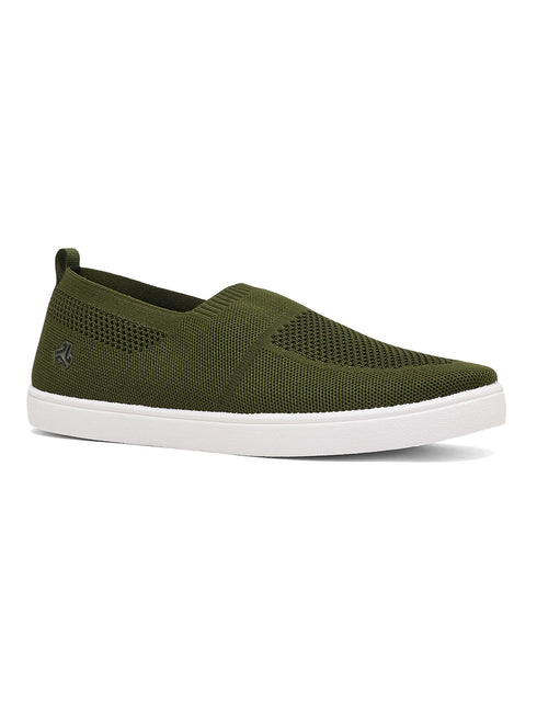 AXTO Olive Men's Walking Shoes