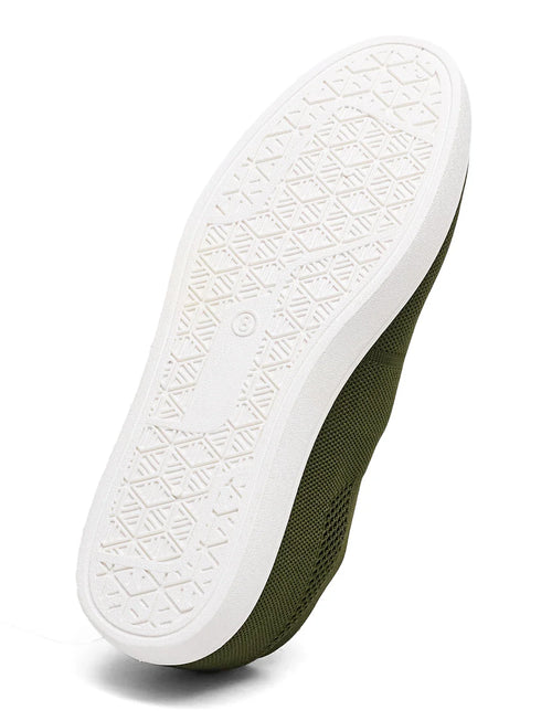 AXTO Olive Men's Walking Shoes
