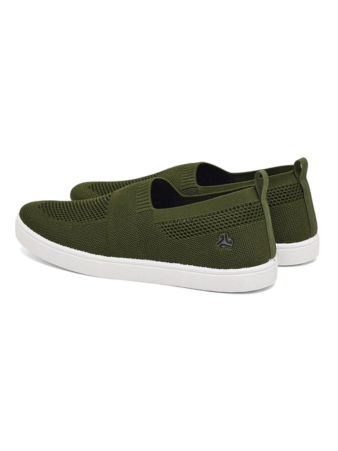 AXTO Olive Men's Walking Shoes