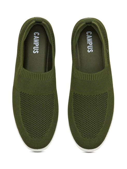 AXTO Olive Men's Walking Shoes