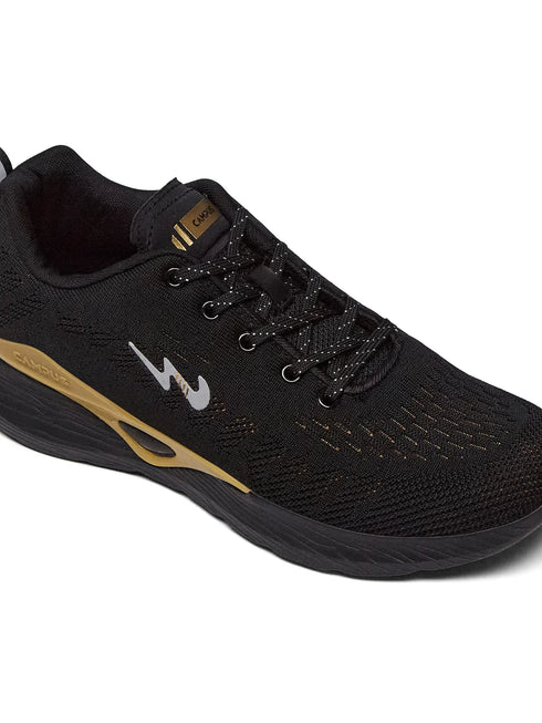 AZIL Black Men's Running Shoes