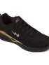 AZIL Black Men's Running Shoes