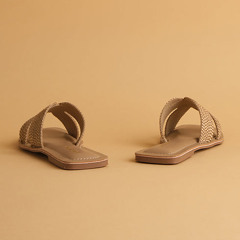 Aisha Metallic Flats