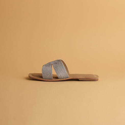 Aisha Metallic Flats