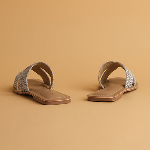 Aisha Metallic Flats