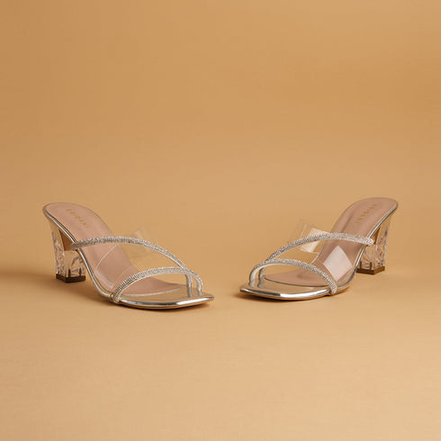 Alaya Transparent Heels