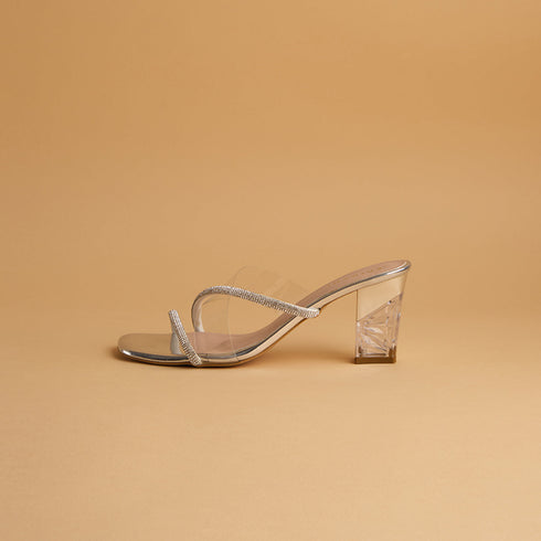 Alaya Transparent Heels