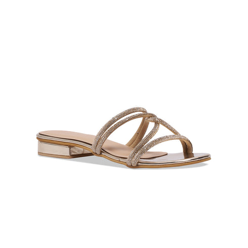 Amber Embellished Flats